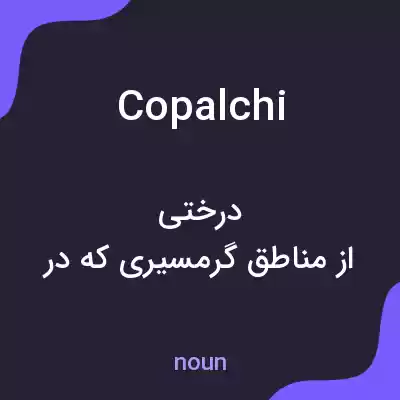 معنی copalchi به فارسی معنی copalchi به فارسی