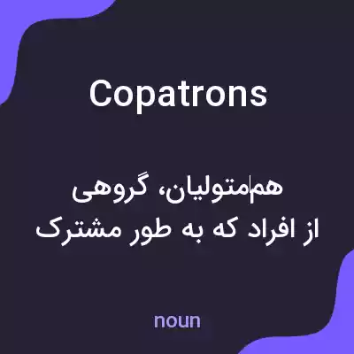معنی copatrons به فارسی معنی copatrons به فارسی