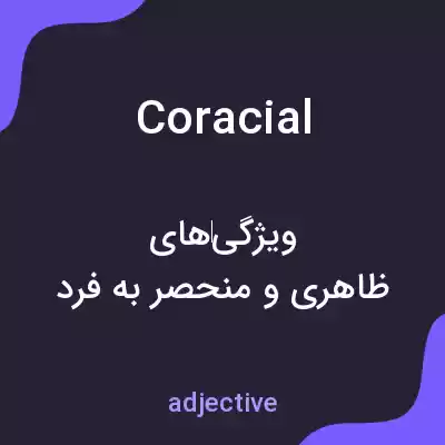 معنی coracial به فارسی معنی coracial به فارسی