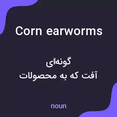 معنی corn earworms به فارسی معنی corn earworms به فارسی