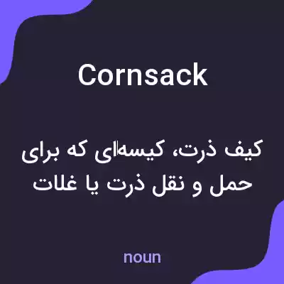 معنی cornsack به فارسی معنی cornsack به فارسی