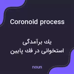 معنی coronoid process به فارسی معنی coronoid process به فارسی