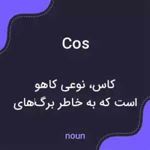 معنی cos به فارسی معنی cos به فارسی
