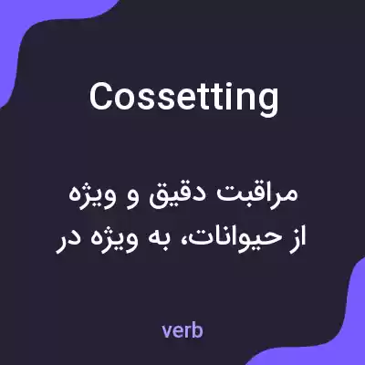 معنی cossetting به فارسی معنی cossetting به فارسی