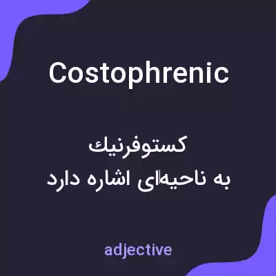 معنی costophrenic به فارسی معنی costophrenic به فارسی