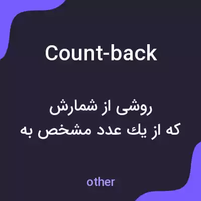 معنی count-back به فارسی معنی count-back به فارسی