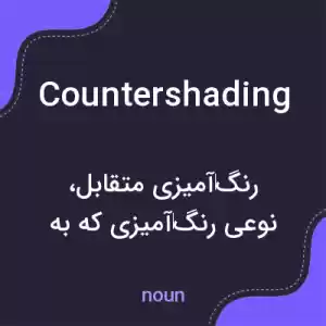 معنی countershading به فارسی معنی countershading به فارسی