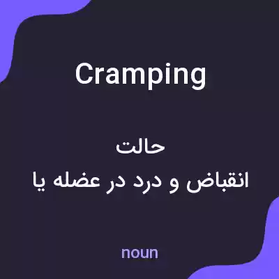 معنی cramping به فارسی معنی cramping به فارسی