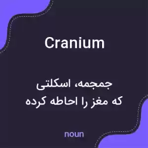 معنی cranium به فارسی معنی cranium به فارسی
