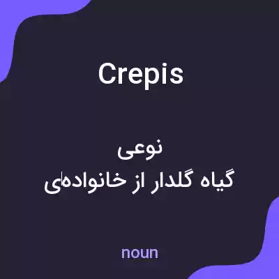 معنی crepis به فارسی معنی crepis به فارسی
