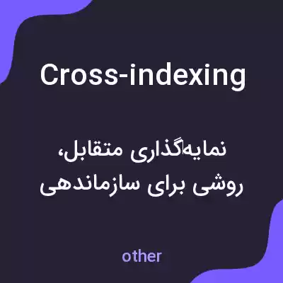 معنی cross-indexing به فارسی معنی cross-indexing به فارسی
