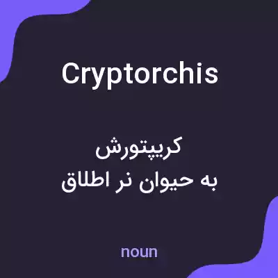 معنی cryptorchis به فارسی معنی cryptorchis به فارسی