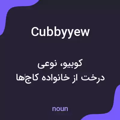معنی cubbyyew به فارسی معنی cubbyyew به فارسی