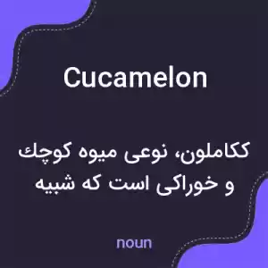 معنی cucamelon به فارسی معنی cucamelon به فارسی