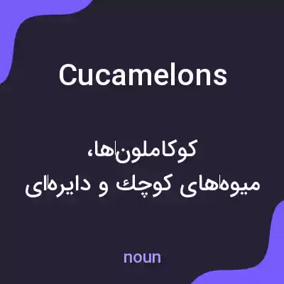 معنی cucamelons به فارسی معنی cucamelons به فارسی