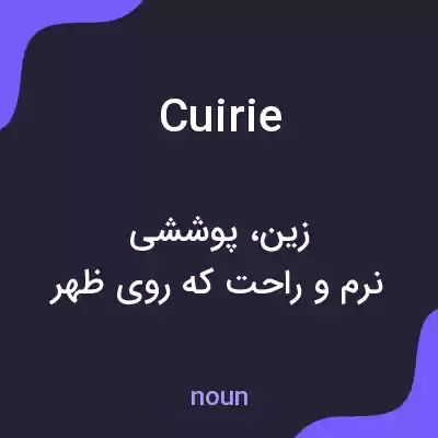 معنی cuirie به فارسی معنی cuirie به فارسی