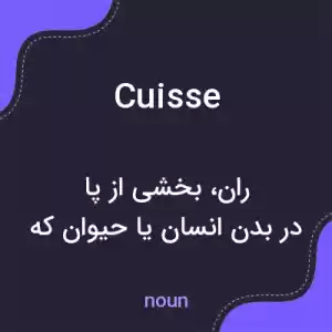 معنی cuisse به فارسی معنی cuisse به فارسی