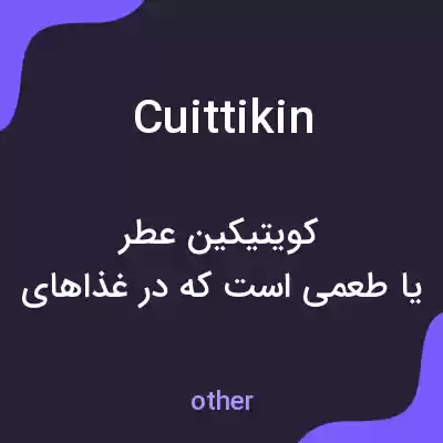 معنی cuittikin به فارسی