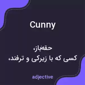 معنی cunny به فارسی معنی cunny به فارسی