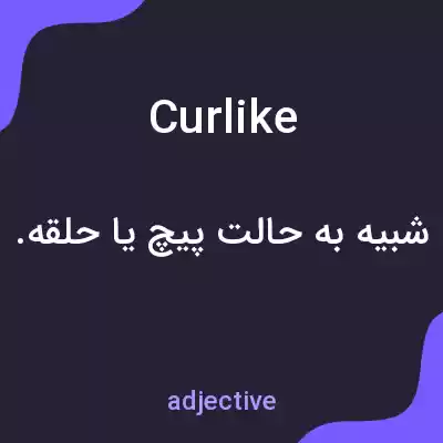 معنی curlike به فارسی معنی curlike به فارسی