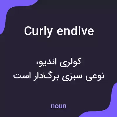 معنی curly endive به فارسی معنی curly endive به فارسی