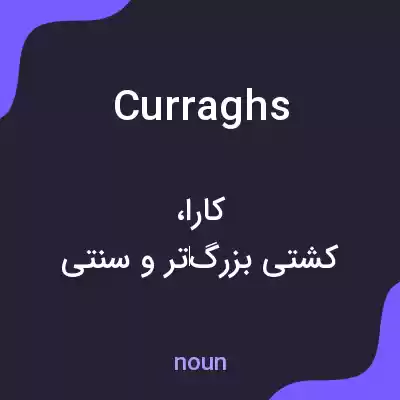 معنی curraghs به فارسی معنی curraghs به فارسی