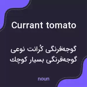 معنی currant tomato به فارسی معنی currant tomato به فارسی
