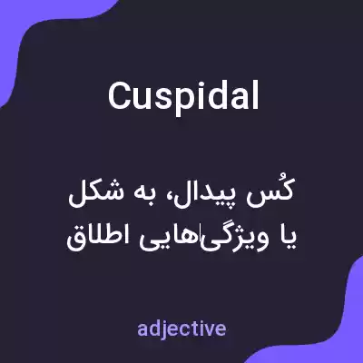 معنی cuspidal به فارسی معنی cuspidal به فارسی