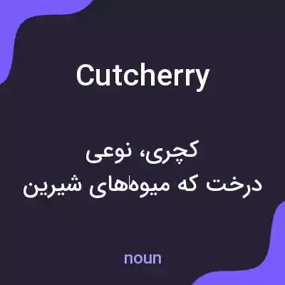 معنی cutcherry به فارسی معنی cutcherry به فارسی