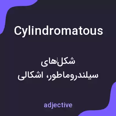 معنی cylindromatous به فارسی معنی cylindromatous به فارسی