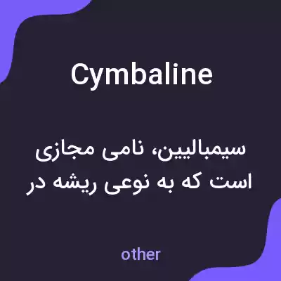 معنی cymbaline به فارسی معنی cymbaline به فارسی