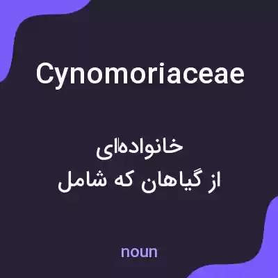 معنی cynomoriaceae به فارسی معنی cynomoriaceae به فارسی