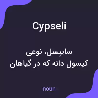 معنی cypseli به فارسی معنی cypseli به فارسی