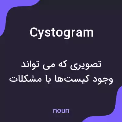 معنی cystogram به فارسی معنی cystogram به فارسی
