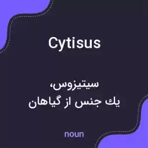 معنی cytisus به فارسی معنی cytisus به فارسی
