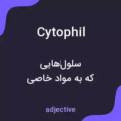معنی cytophil به فارسی معنی cytophil به فارسی