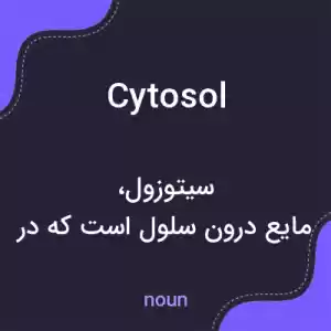 معنی cytosol به فارسی معنی cytosol به فارسی