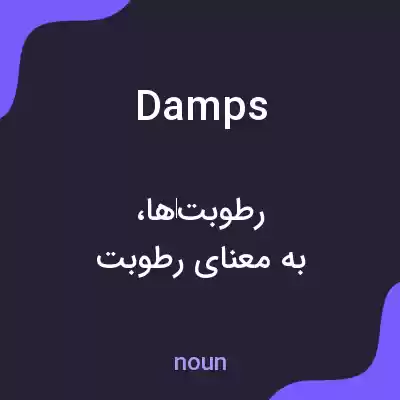 معنی damps به فارسی معنی damps به فارسی