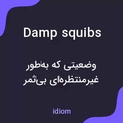 معنی damp squibs به فارسی معنی damp squibs به فارسی
