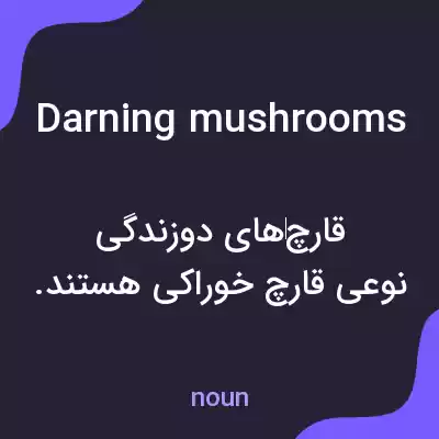 معنی darning mushrooms به فارسی معنی darning mushrooms به فارسی