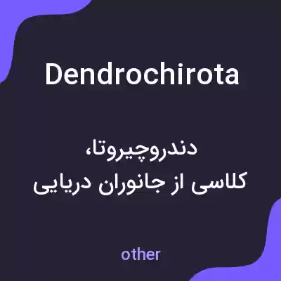 معنی dendrochirota به فارسی معنی dendrochirota به فارسی