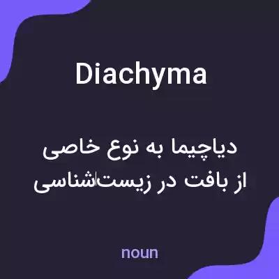 معنی diachyma به فارسی معنی diachyma به فارسی