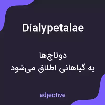 معنی dialypetalae به فارسی معنی dialypetalae به فارسی