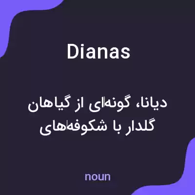 معنی dianas به فارسی معنی dianas به فارسی