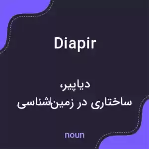 معنی diapir به فارسی معنی diapir به فارسی