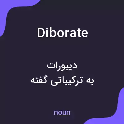 معنی diborate به فارسی معنی diborate به فارسی