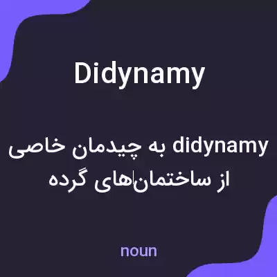 معنی didynamy به فارسی معنی didynamy به فارسی