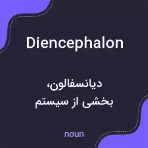 معنی diencephalon به فارسی