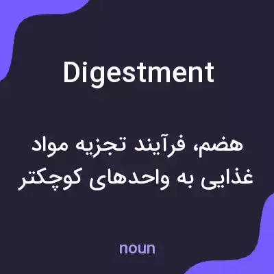 معنی digestment به فارسی معنی digestment به فارسی