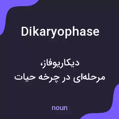 معنی dikaryophase به فارسی معنی dikaryophase به فارسی